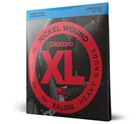 D'Addario Cuerdas para bajo eléctrico EPS230 ProSteels – Pesado 55-110 Escala larga