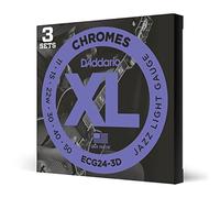 D'Addario Cuerdas para Guitarra Eléctrica XL Chromes ECG24-3D, 11-50
