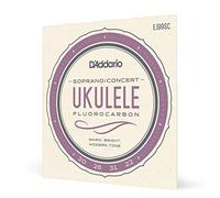 D'Addario Cuerdas para Ukelele Fluorocarbono Soprano/Concierto EJ99SC, Set de 4 Cuerdas