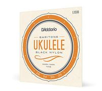 Cuerdas de ukelele barítono D'Addario, nylon negro, EJ53B, juego de 4 cuerdas, paquete de 1