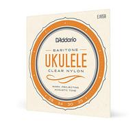 D'Addario Cuerdas para Ukelele Nylon Transparente Barítono EJ65B, Set de 4 Cuerdas