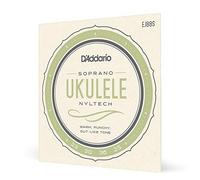 D'Addario Cuerdas para ukelele soprano Nyltech EJ88S – Juego de 4 cuerdas, paquete de 1