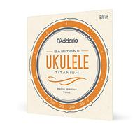 Cuerdas para ukelele barítono D'Addario, titanio, EJ87B, juego de 4 cuerdas, paquete de 1