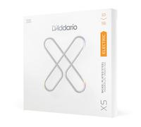 D'Addario XSE1056 Cuerdas de guitarra eléctrica con revestimiento de níquel XS. Máxima vida útil con tacto suave y tono excepcional. Para guitarras de 7 cuerdas. 7 cuerdas 10-56 Regular Light