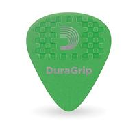 D'Addario DuraGrip Púas de Guitarra con Grip para Guitarra Acústica, Eléctrica y Bajo, Mediana, Paquete de 10