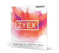 D'Addario DZ310A 4/4M Zyex Aluminum D 4/4 Scale Medium Tension Violin String Set