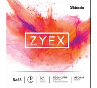 D'Addario Zyex 3/4 Scale Medium Tension Bass Single E String