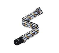 D'Addario Eco-Comfort Jacquard Woven Guitar Strap, White