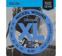 DAddario EJ21 Electric Guitar Strings Jazz Light 12-52