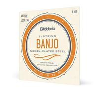 D'Addario EJ61 Medium 10 - 23 Nickel 5-String Banjo String