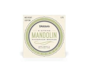 DADDARIO EJ75 Mandolin Strings Phosphor Bronze Medium/Heavy [11.5-41]