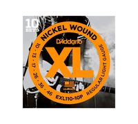 DAddario EXL110-10P 10-46 Regular Light Electric Guitar Strings 10 Pack
