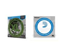 D'Addario EXL117 XL Nickel Wound Medium Top/Extra Heavy Bottom (.011-.056) Electric Guitar Strings & d'Addario PL011 Cuerda para guitarra eléctrica de acero, talla 11, 1 x Cuerda suelta, Plateado