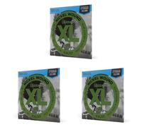 D'Addario EXL117 XL Nickel Wound Medium Top/Extra Heavy Bottom (.011-.056) Electric Guitar Strings (Paquete de 3)