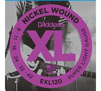 D'Addario EXL120 - Juego de cuerdas para guitarra eléctrica Super Lite