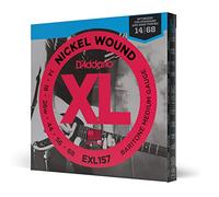 D'Addario Cuerdas de Guitarra Eléctrica, XL Níquel, EXL157, Barítono Calibre Medio 14-68, Juego de 6 Cuerdas, Paquete de 3