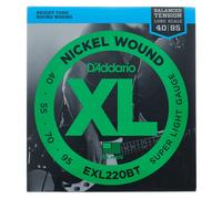 D'Addario Bajo Electrico Cuerdas | Cuerdas Bajo Electrico | Juego de Cuerdas Bajo Electrico | EXL220BT Juego de Cuerdas, Plateado