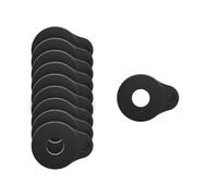 D'Addario Flex Lock Strap Blocks, Negro, 10 pack