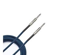 D'Addario Guitar Cable - Guitar Lead - Instrument Cable - Guitar Accessories - Braided Cable - 20 Feet/7.62 Meters - Blue - 1 Pack