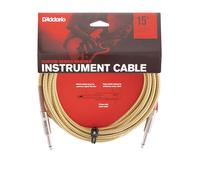D'Addario Custom Series. Cable para instrumento trenzado, Tweed, 4,5 m
