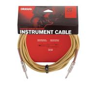 D'Addario Custom Series. Cable para instrumento trenzado, Tweed, 6 m