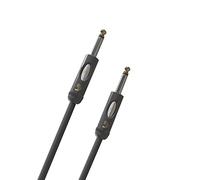 D'Addario Guitar Cable - With Kill Switch - Geo Tip for Secure Connection - 1/4 Inch Male to 1/4 Inch Male - 20 Feet/7.62 Meters - Straight Ends - 1 Pack