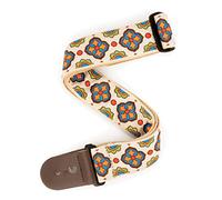 D'Addario Guitar Strap - Guitar Accessories - Electric Guitar Strap, Acoustic Guitar Strap, Acoustic Electric Guitar Strap & Bass Guitar Strap - Latin Line Art - Traditional