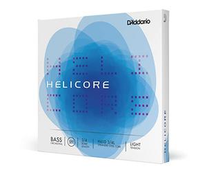 D'Addario Helicore 3/4 Scale Light Tension Orchestral Bass String Set