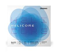 D'Addario Helicore 3/4 Scale Medium Tension Hybrid Bass Single C Extended E String