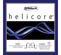 D'Addario Helicore 3/4 Scale Medium Tension Single A String for Cello