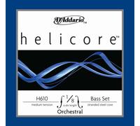 D'Addario Helicore H6101/8M-B10 Orch Bass 10Bk Set 1/8 M