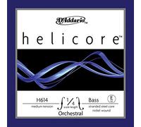 D'Addario Helicore Orchestral Bass Single E String, 1/4 Scale, Medium Tension