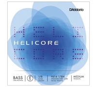 D'Addario Helicore Orchestral Bass Single E String, 1/8 Scale, Medium Tension