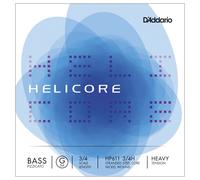 D'Addario Helicore Pizzicato Bass Single G String, 3/4 Scale, Heavy Tension