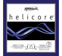 D'Addario Helicore Violín 10Blk D 1/2 Med (H3131/2M-B10)