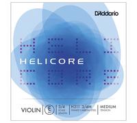 DAddario Helicore Violin E String 3/4 Size Medium