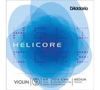 D'Addario Cuerda Sol Violín Helicore H314 4/4M, Tensión Media