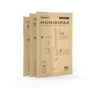 D'Addario Humidipak Guitarra Absorb, 3 Bolsas Control Humedad | Control de humedad bidireccional para guitarra ayuda a prevenir grietas y deformaciones y mantiene humedad ideal en estuche.