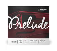 D'Addario J1012 3/4M Prelude 3/4 Scale Medium Tension Single D String for Cello