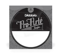 D'Addario J4704 Pro-Arte, cuerda individual de nailon entorchada en bronce 80/20 para guitarra clásica, tensión normal, cuarta cuerda, naranja