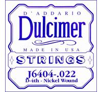 D'Addario J6404, cuerda individual con entorchado en níquel para dulcimer, .022