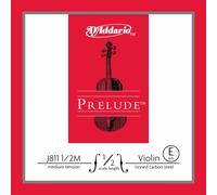 D'Addario J811 1/2M-B10 - Cuerda única (mi) violín 1/2 Prelude, Medium (Pack de 10)