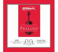 D'Addario J910 XSM-B10 - Juego de cuerdas alto Prelude, diapasón extra corto, mediano (paquete de 10)