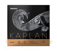 D'Addario Kaplan 3/4 Scale Light Tension Single G String for Bass Guitar