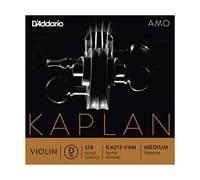 D'Addario Kaplan Amo Violin D String, 1/4 Scale, Medium Tension