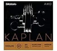 D'Addario Kaplan Amo Violin D String, 3/4 Scale, Medium Tension