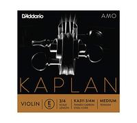 D'Addario Kaplan Amo Violin E String, 3/4 Scale, Medium Tension