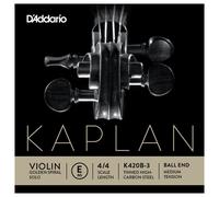 DAddario Kaplan Golden Spiral Solo Violin E String Ball End Medium