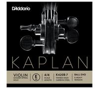 DAddario Kaplan Golden Spiral Solo Violin E String Ball Ex. Heavy