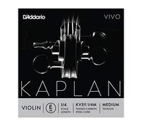 D'Addario Kaplan Vivo Violin E String, 1/4 Scale, Medium Tension